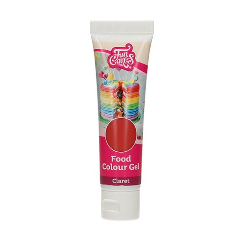 FunCakes Food Colour Gel - Claret Weinrot 30g