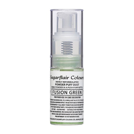 Sugarflair PumpSpray Pulver Puff Dust - Fusion Grün