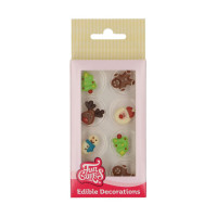 FunCakes chocolate decorations - Colorful Christmas set FunCakes chocolate decorations - Colorful Christmas set