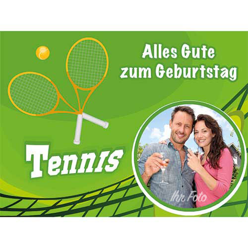 Tortenbild Tennis Rechteckig