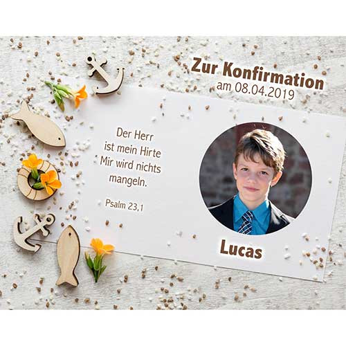 Tortenbild Kommunion - Konfirmation Rechteckig Motiv 13