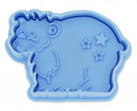 embossed cookie cutter with ejector - polar bear embossed cookie cutter with ejector - polar bear