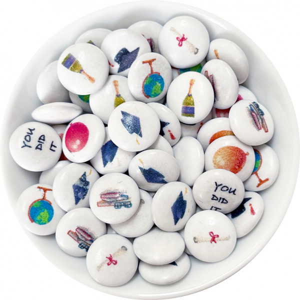 Motiv-Schokolinsen - Abschluß