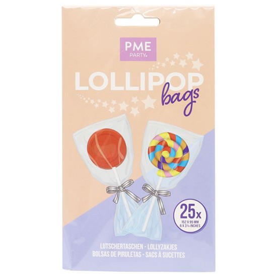 PME Lollipop und CakePop-Tüten 25 Stück
