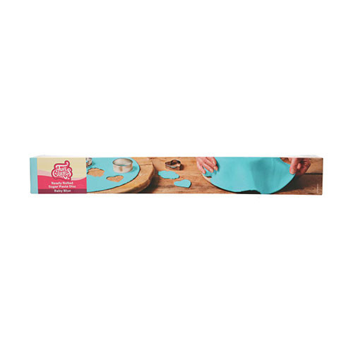 FunCakes Ready Rolled Fondant Disc - Baby Blue