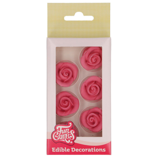 FunCakes - Zucker Dekorationen - Rosa Rosen