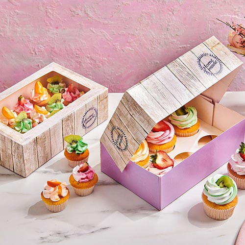 Cupcake Box - 6 or 15 pcs - Pure
