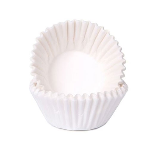 Schokoladen Baking Cups - Papierförmchen - Weiß