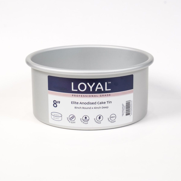 LOYAL Elite runde Kuchenform Extra Tief, Ø 20 cm x 10,2 cm