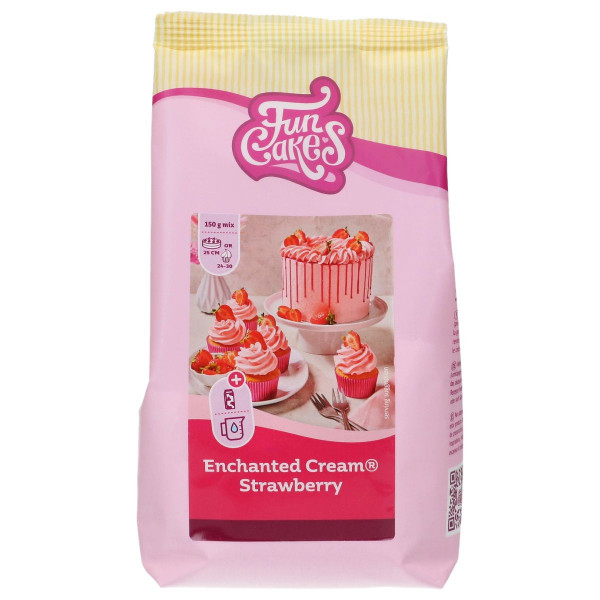 FunCakes Mix für Enchanted Cream Erdbeere 450g