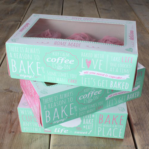 Cupcake Box - 6 oder 15 Stk - Home made
