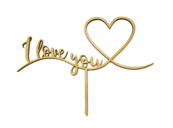CakeTopper - I Love You
