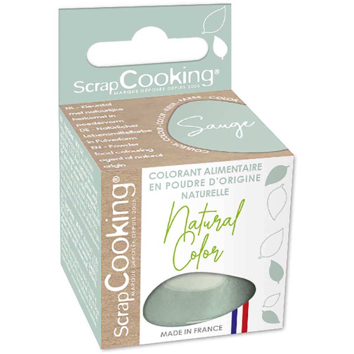 ScrapCooking Natural Food Colouring Powder Sage TortenbildDruckerei