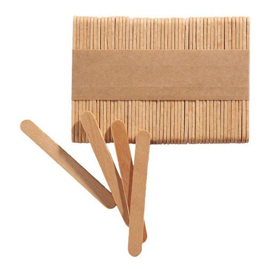 kleine Silikomart Popsicle Sticks 100Stk aus Holz