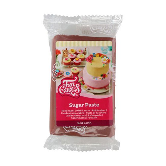 FunCakes Fondant Rote Erde 250g