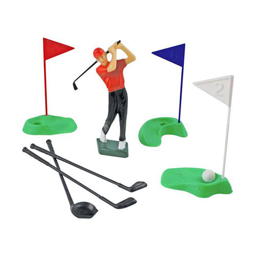 Tortendekoration Golf-Spieler