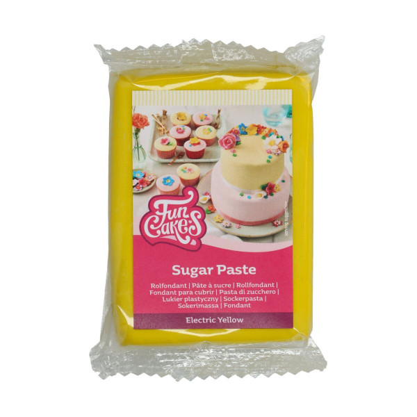 FunCakes Fondant Electric Yellow - 250g