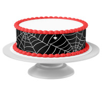 Cake Ribbon Spider Web edible - 4 pieces á 24cm x 5cm Cake Ribbon Spider Web edible - 4 pieces á 24cm x 5cm