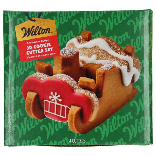 Wilton Ausstechformen Weihnachtsschlitten Set