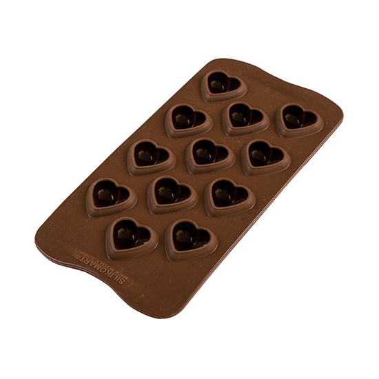Silikomart Silicone Mould Schokoladenform My Love Herzpralinen