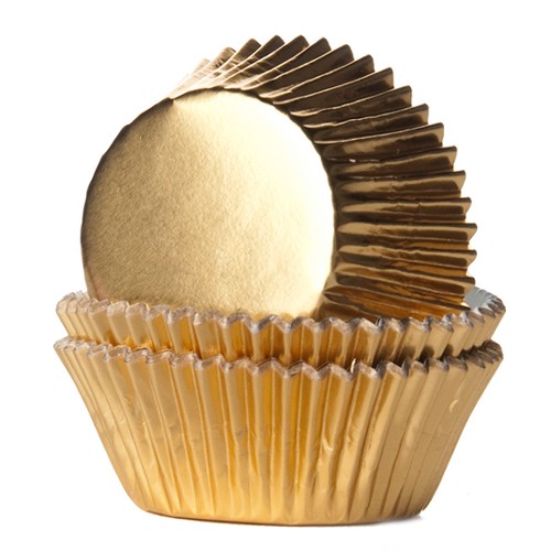 Backförmchen - Baking Cups Folie Gold 